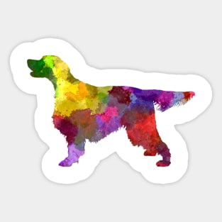 Gordon Setter in watercolor Sticker